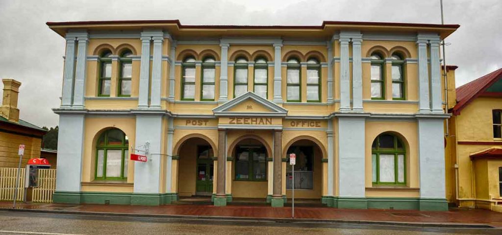 zeehan post office, australia post, post office, zeehan, west coast of tasmania, mining in tasmania, tasmania, vandiemans land, west coast heritage centre