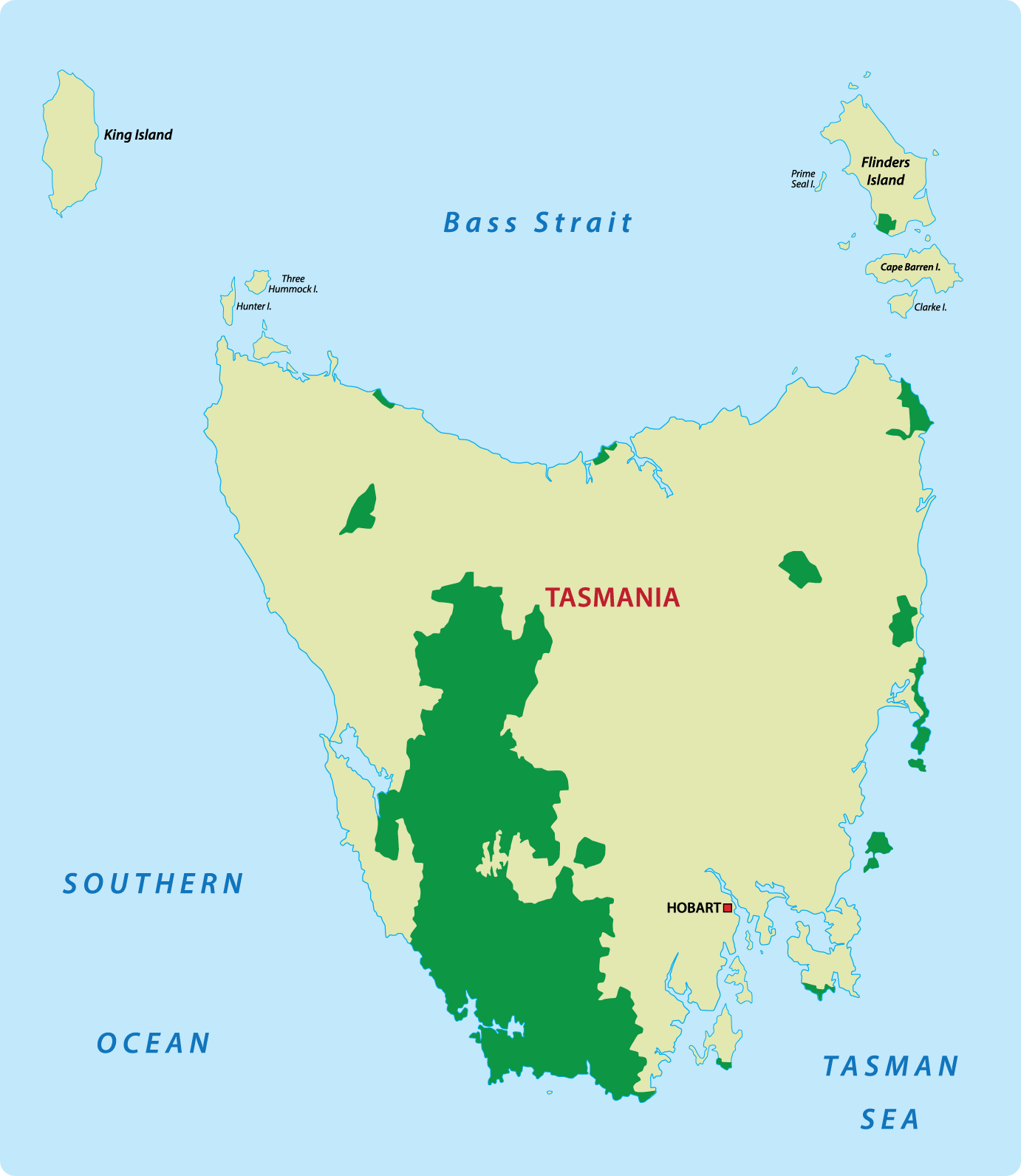 тасмания остров на